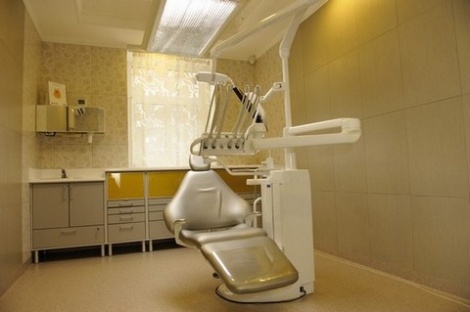 Римские шторы в кабинете стоматолога